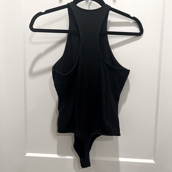 Express high neck black body suit - clasp crotch - Picture 1 of 7